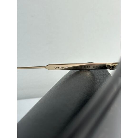 NEW Dior UltraDior MU Aviator Sunglasses in Dark Grey Gold - Picture 8 of 10